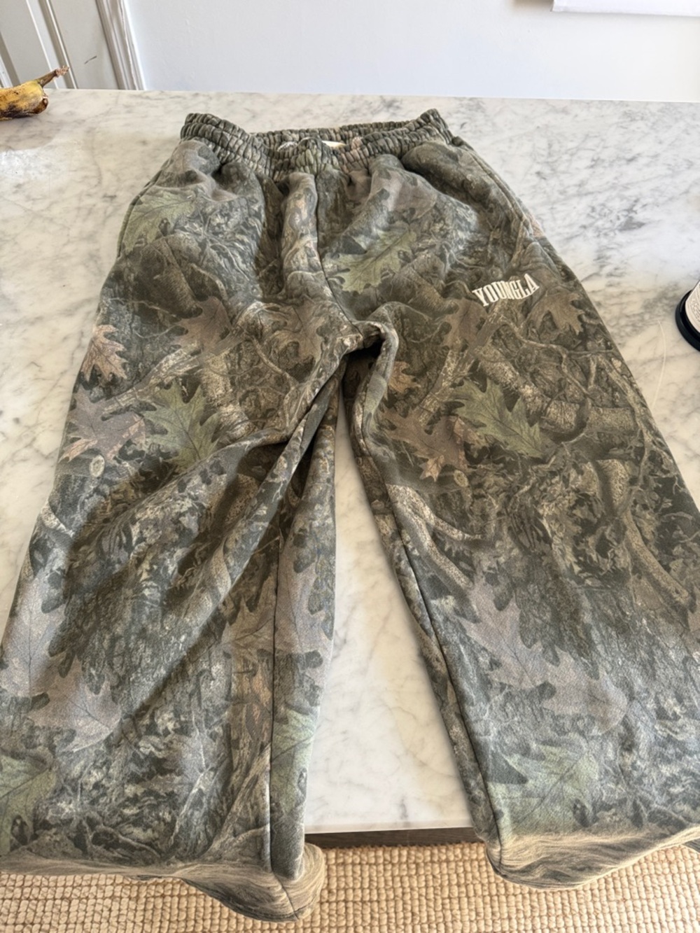 YoungLA Camo Green & Brown Sweatpants